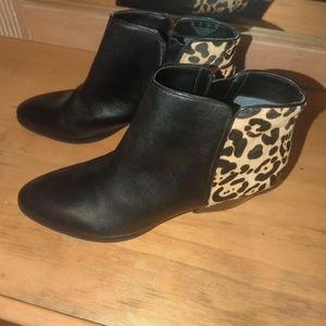 Franco Sarto leather ankle boots